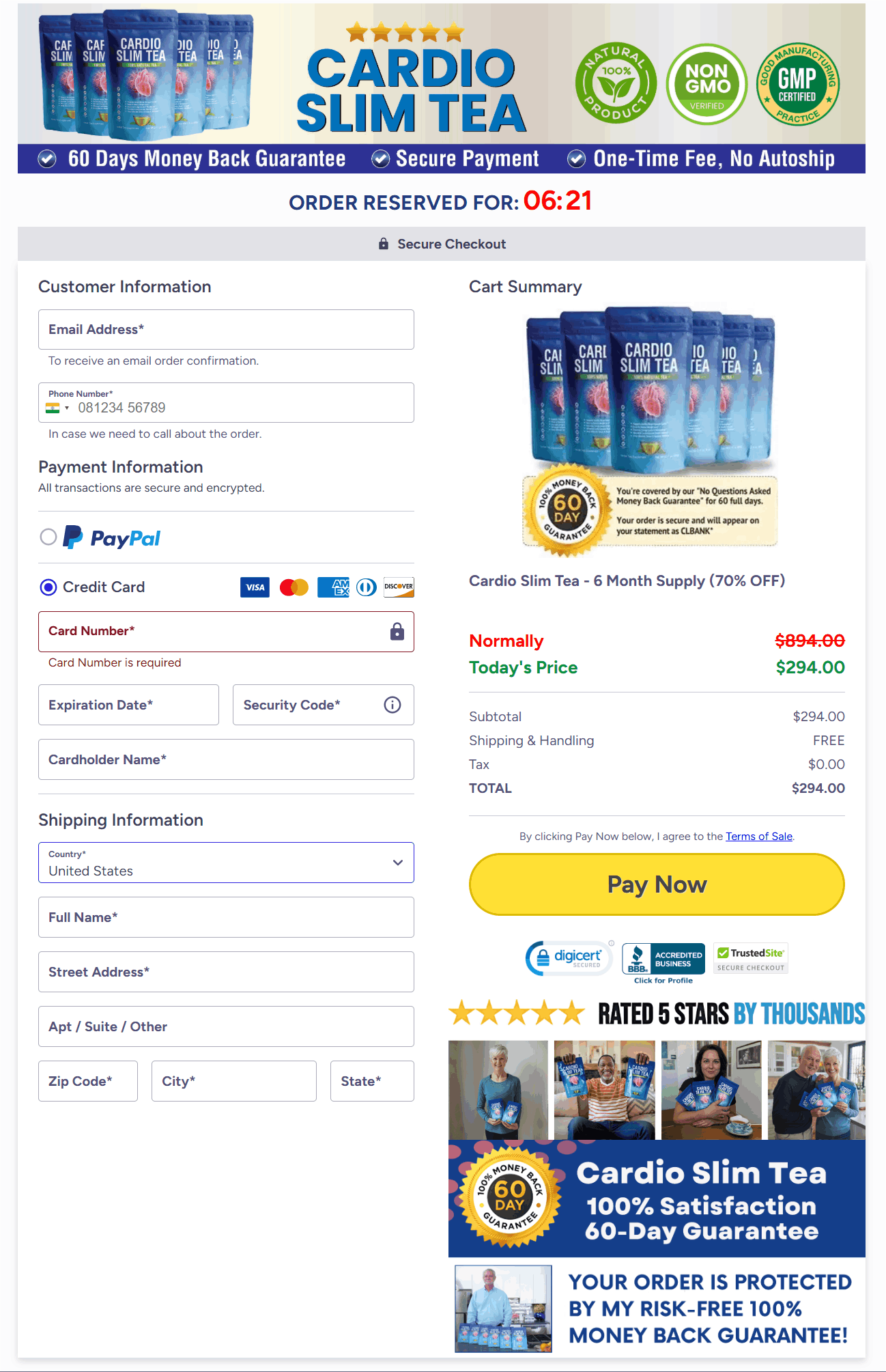 cardio-slim-tea-Checkout-image